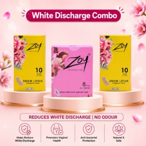 Zoy White Discharge Combo