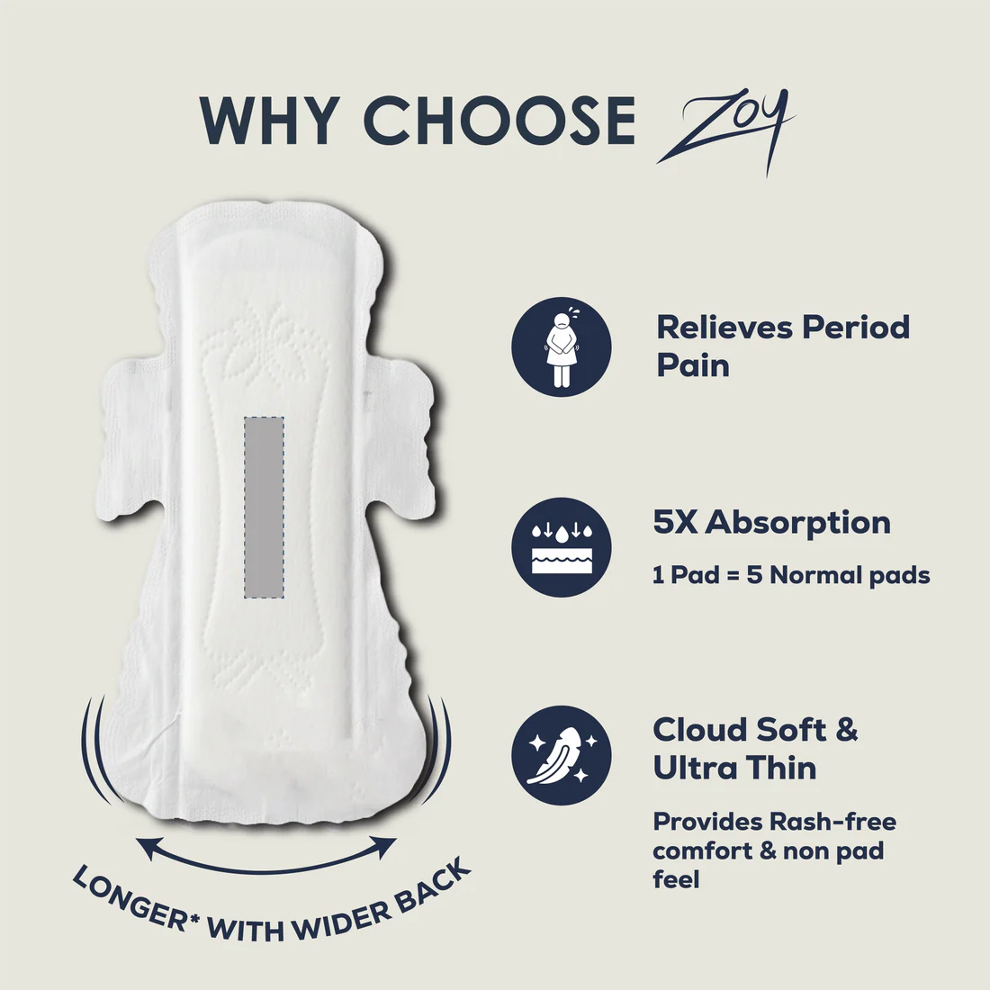 herbal napkin why choose zoy